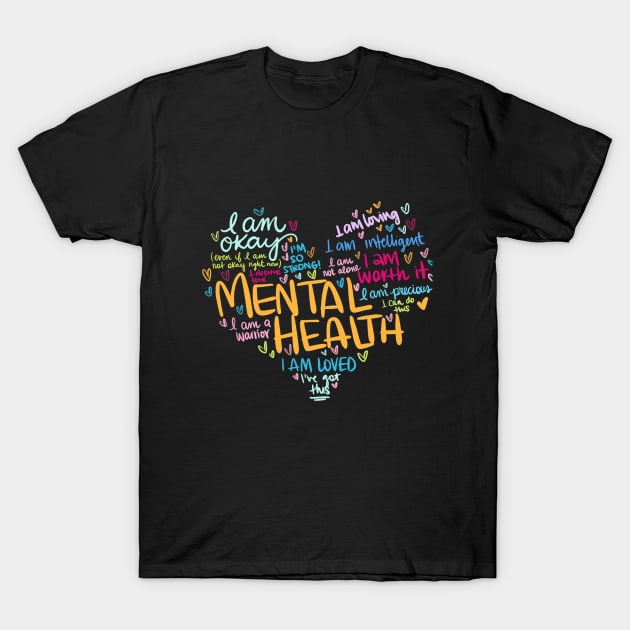 Mental Health Awareness Gifts Depression T-Shirt by everetto